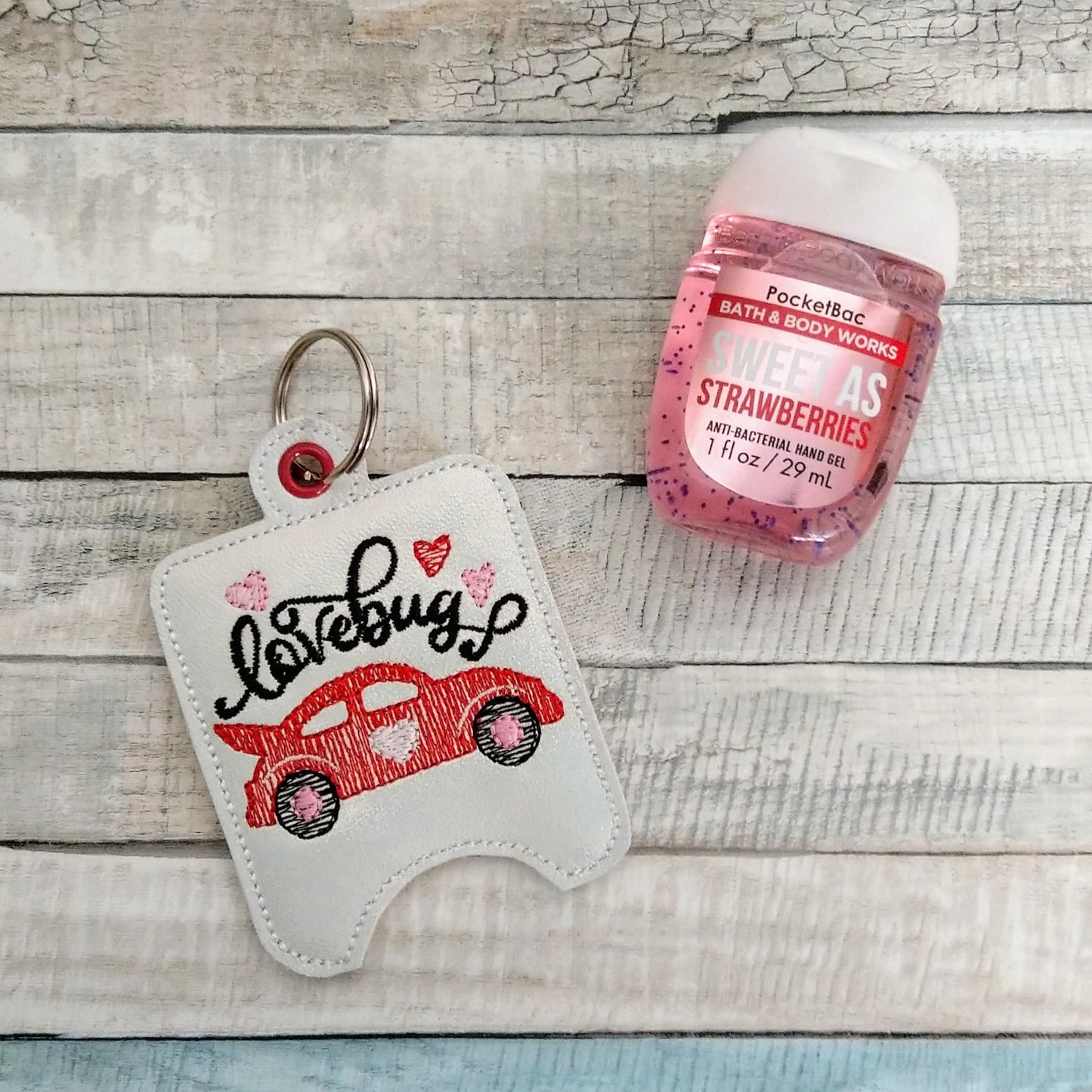Lovebug Sanitizer Holders - DIGITAL Embroidery DESIGN