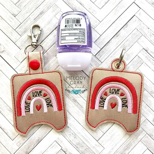 Boho Rainbow Love Sanitizer Holders - DIGITAL Embroidery DESIGN