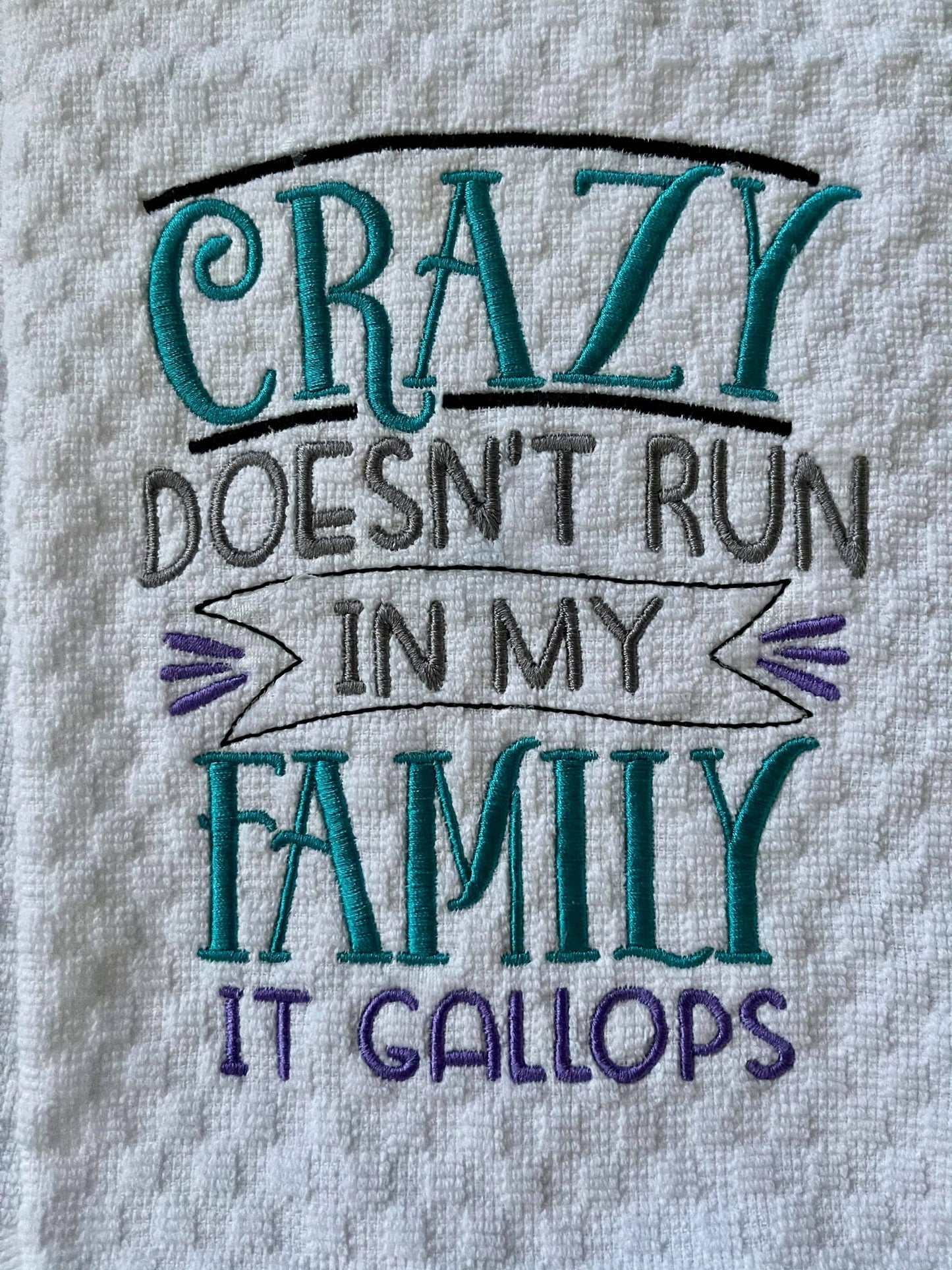 Crazy Family - 3 sizes- Digital Embroidery Design