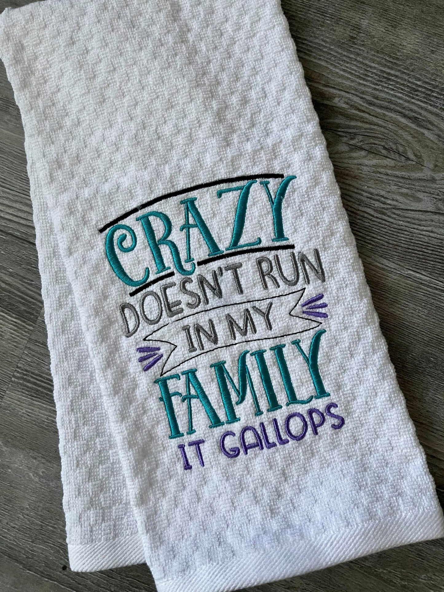 Crazy Family - 3 sizes- Digital Embroidery Design