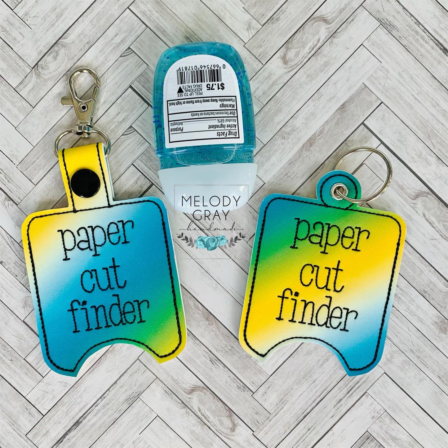 Paper Cut Finder Sanitizer Holders - DIGITAL Embroidery DESIGN