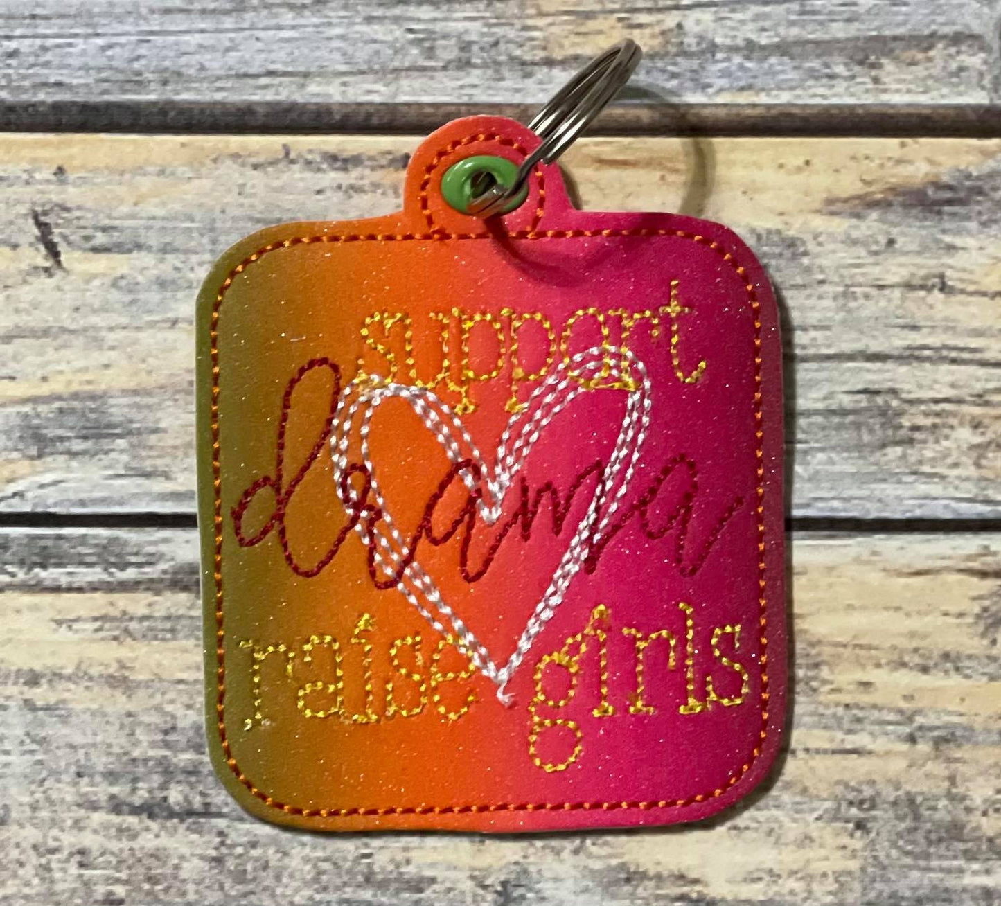 Support Drama Fobs - DIGITAL Embroidery DESIGN