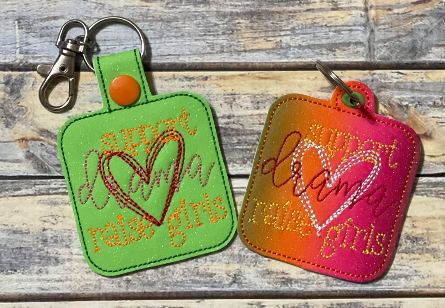 Support Drama Fobs - DIGITAL Embroidery DESIGN