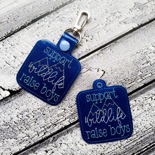 Support Wildlife Fobs - DIGITAL Embroidery DESIGN