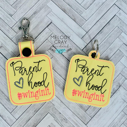 Parenthood Fobs - DIGITAL Embroidery DESIGN
