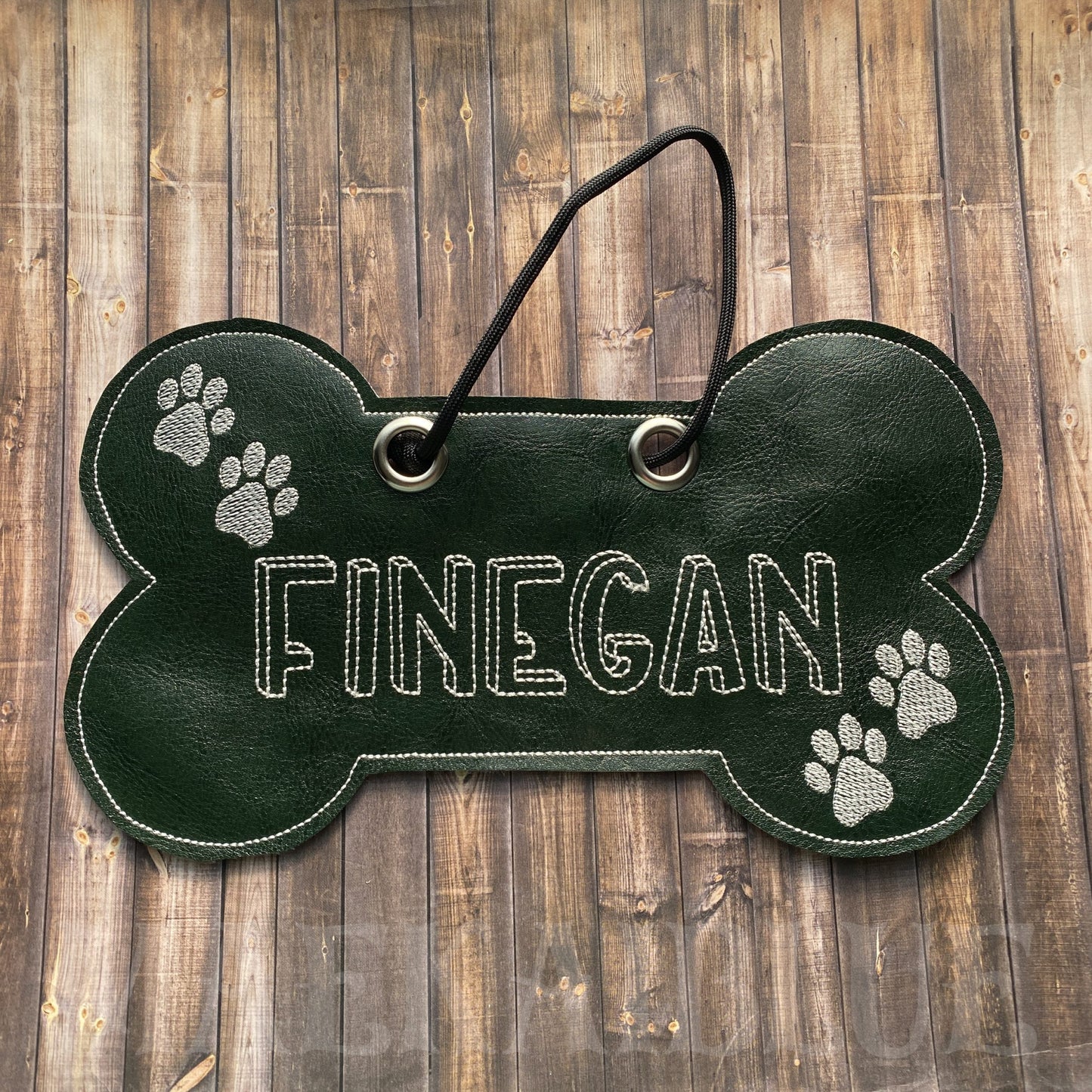 Dog Door Hanger - 4 sizes - Digital Embroidery Design