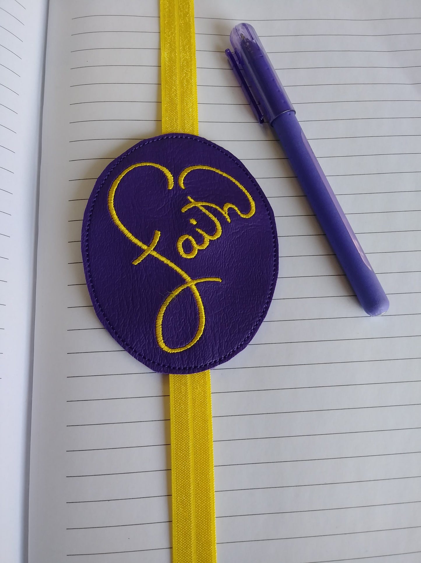 Faith Book Band - Embroidery Design, Digital File