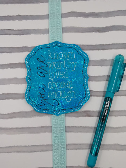 You Are Book Band - Embroidery Design, Digital File