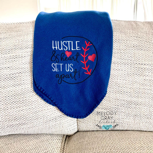 Hustle and Heart - 4 sizes- Digital Embroidery Design