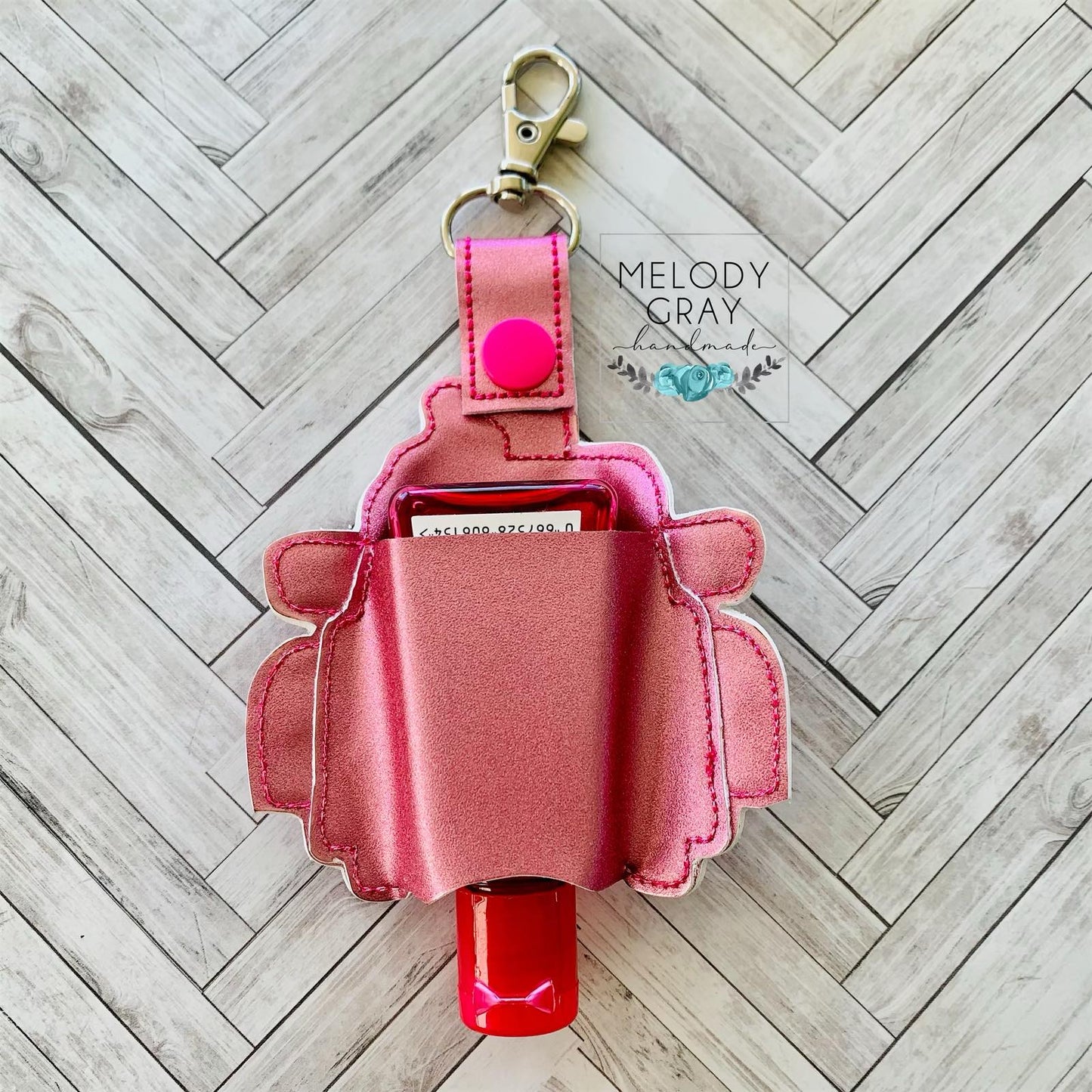 Gnome Truck Sanitizer Holder - DIGITAL Embroidery DESIGN