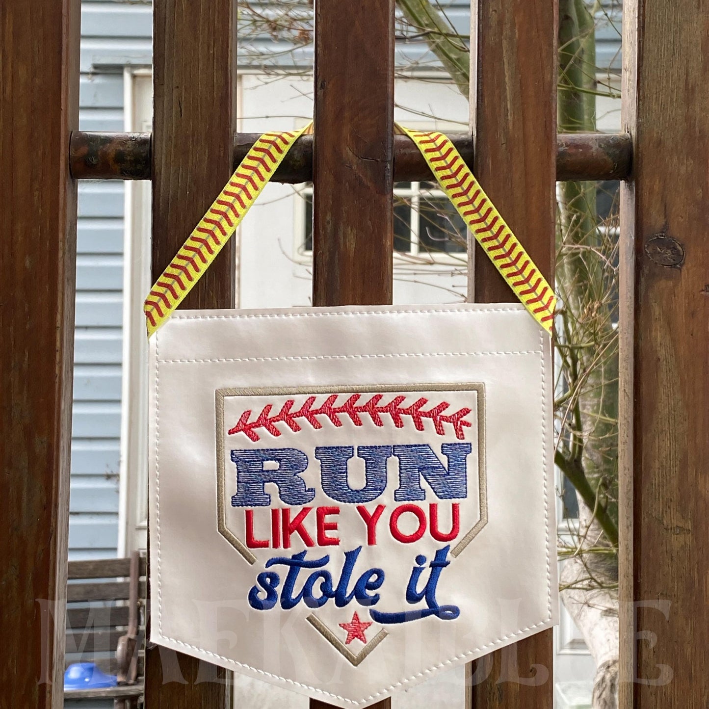 Run Like You Stole It- 3 sizes- Digital Embroidery Design