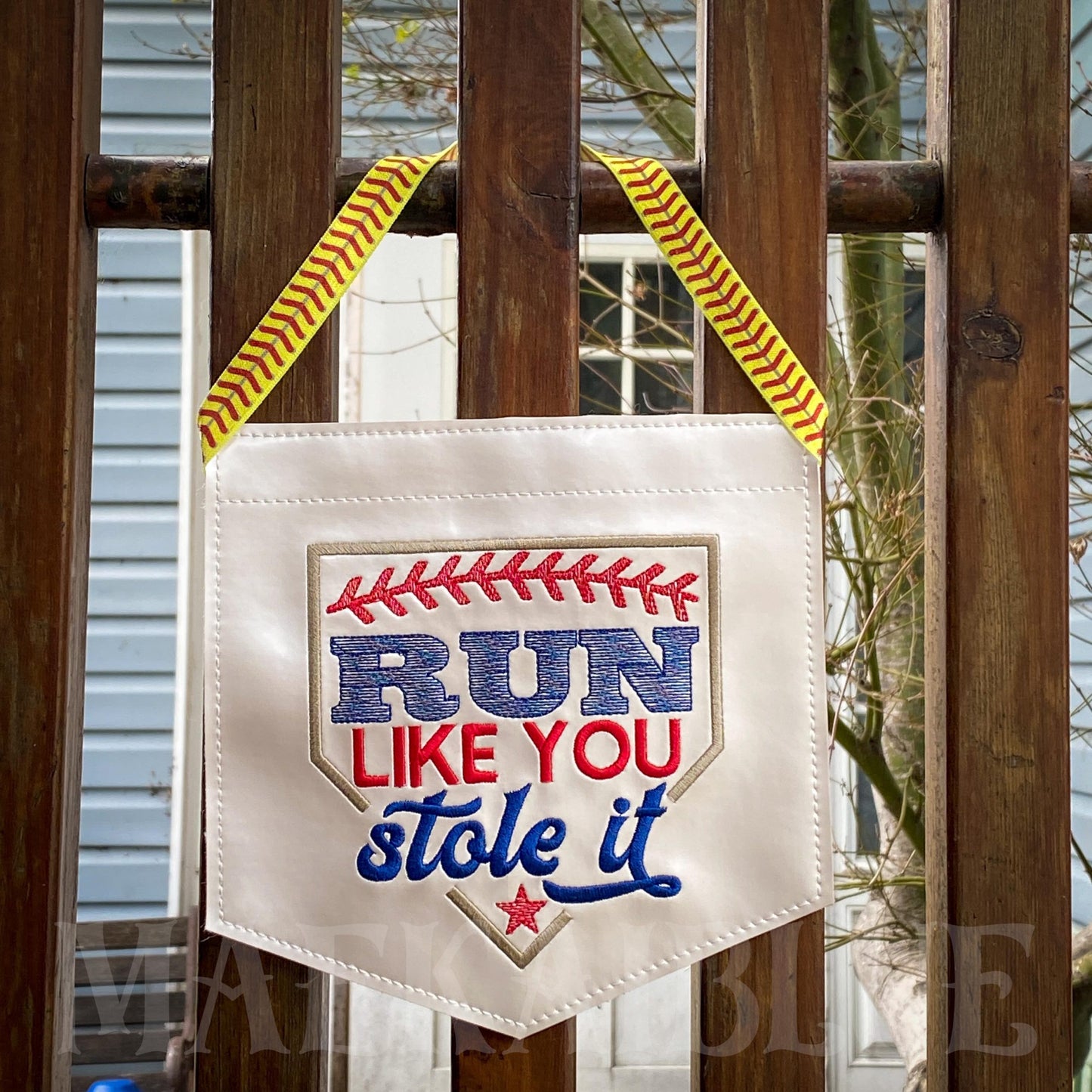 Run Like You Stole It- 3 sizes- Digital Embroidery Design
