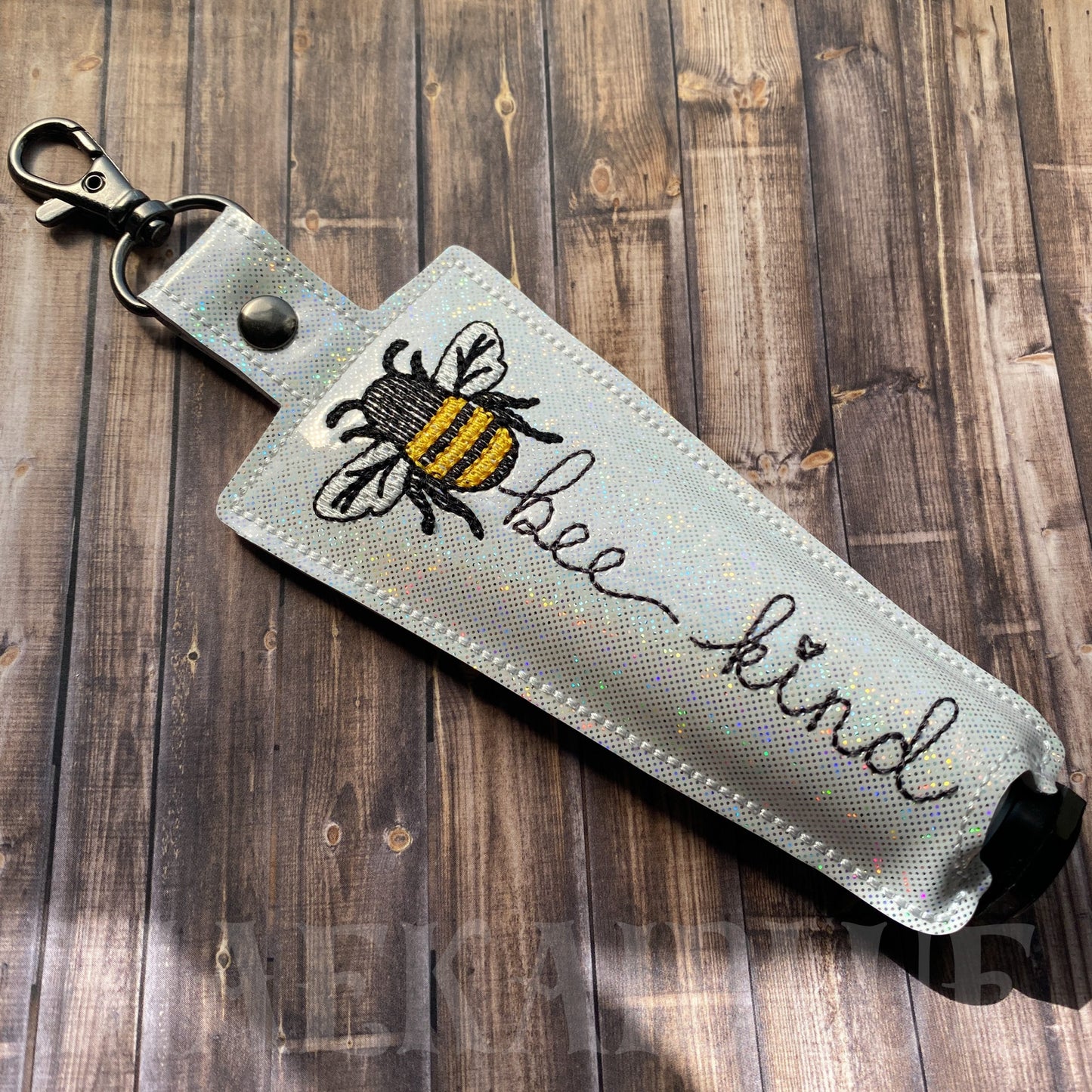 Bee Kind Hand Cream Holder 5x7 - DIGITAL Embroidery DESIGN