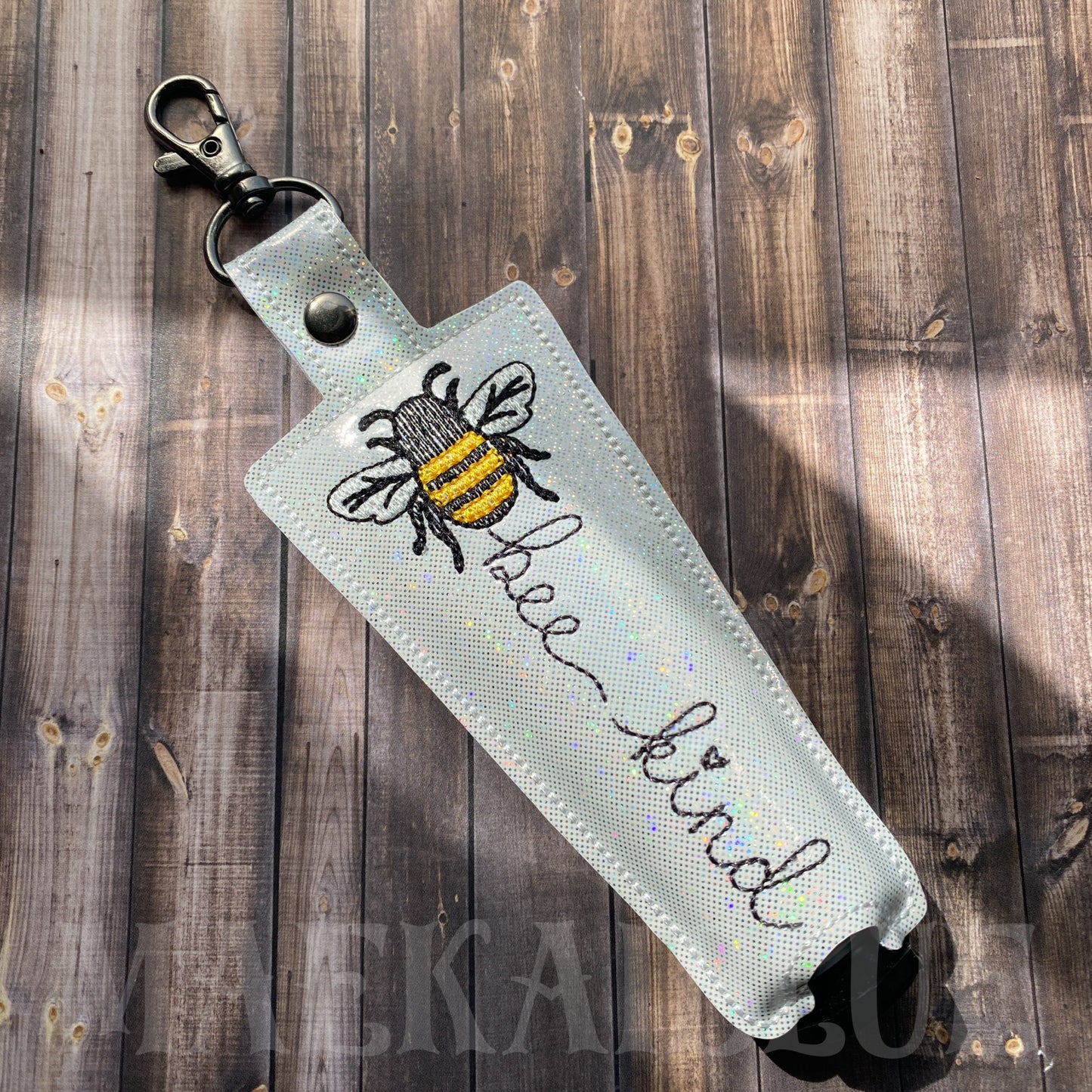 Bee Kind Hand Cream Holder 5x7 - DIGITAL Embroidery DESIGN