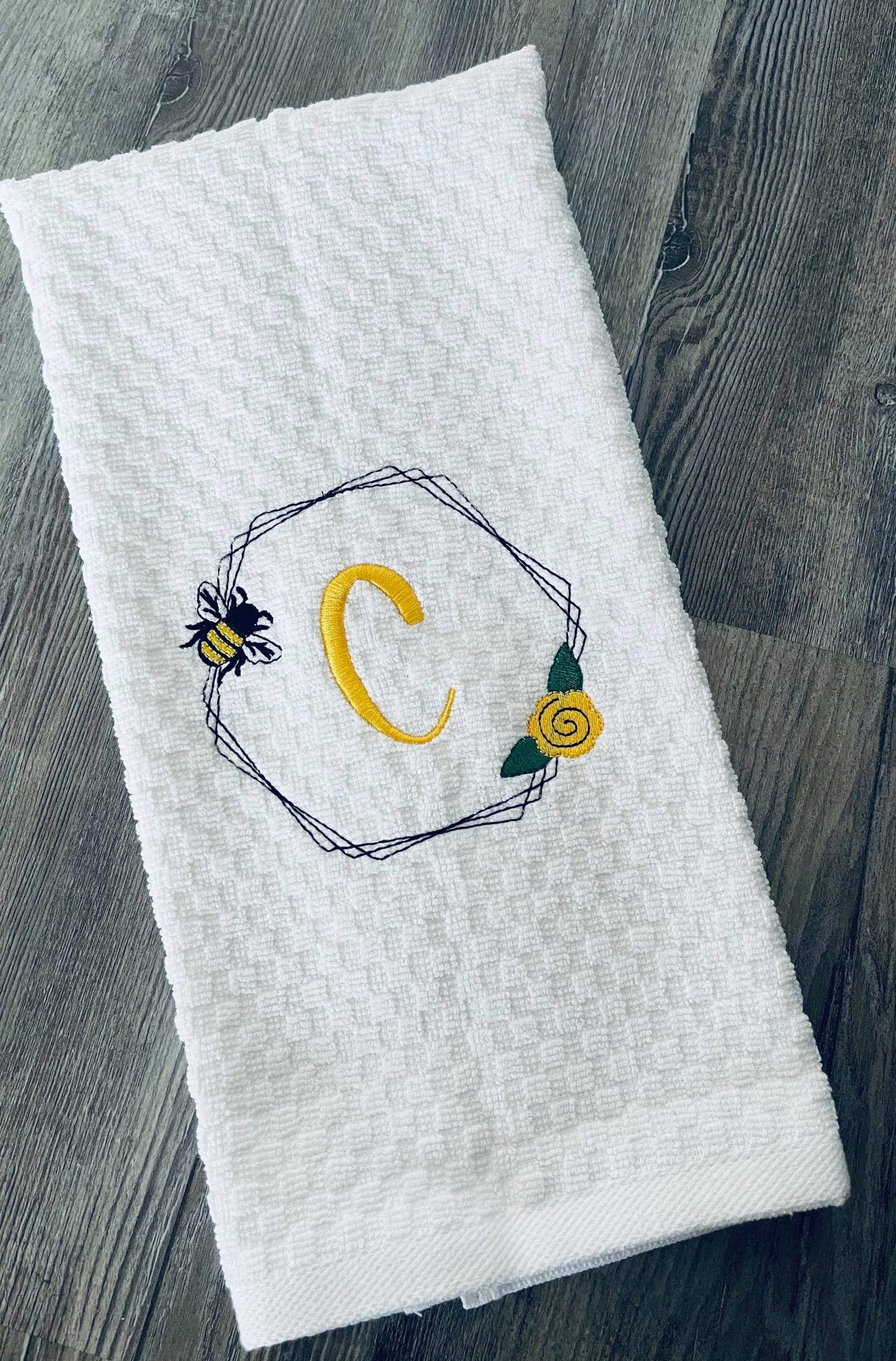 Bee Frame Set - 4 sizes- Digital Embroidery Design