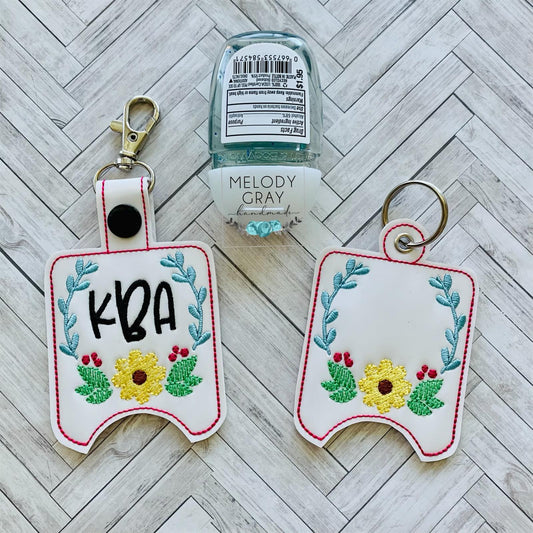 Flower Frame Sanitizer Holders - DIGITAL Embroidery DESIGN