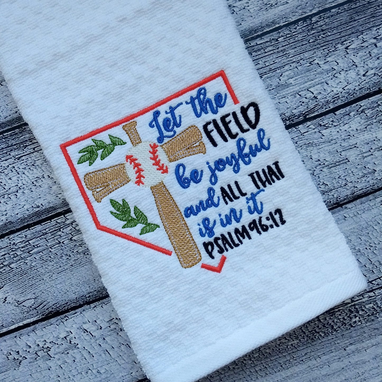 Let the field be joyful- 2 sizes- Digital Embroidery Design