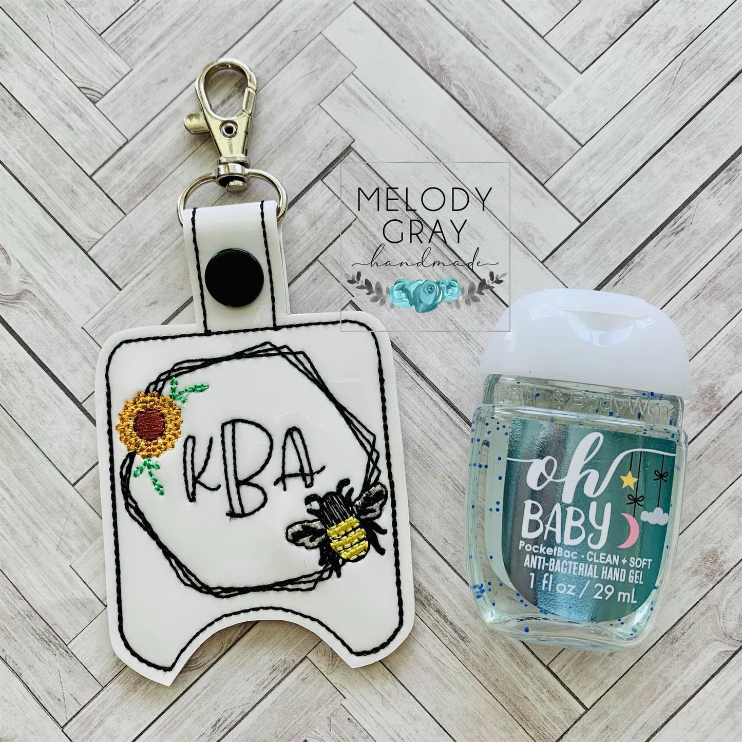 Bee Frame Sanitizer Holders - DIGITAL Embroidery DESIGN
