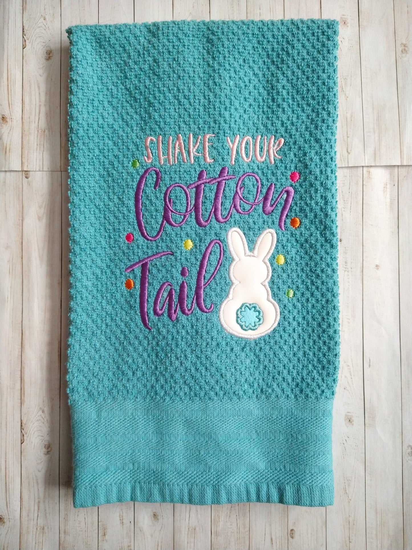 Shake Your Cotton Tail - 4 sizes- Digital Embroidery Design