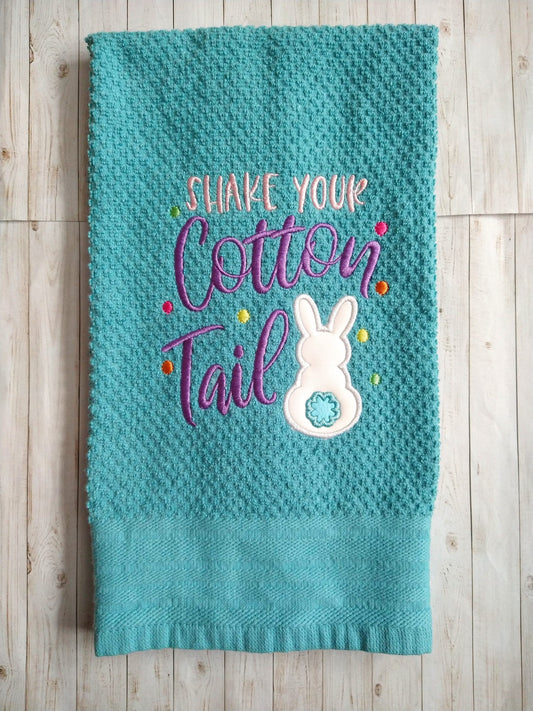 Shake Your Cotton Tail - 4 sizes- Digital Embroidery Design