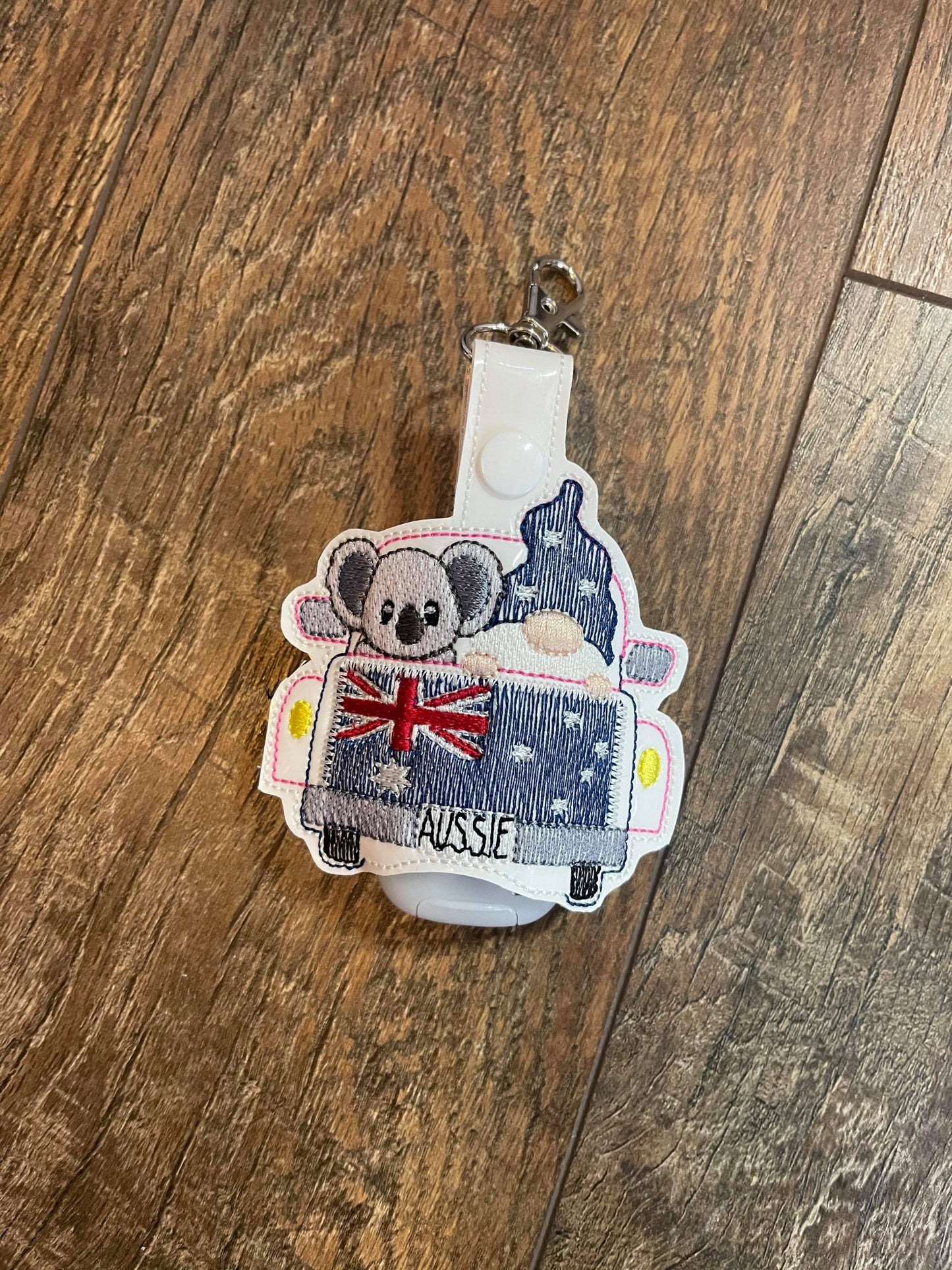 Gnome Aussie Truck Sanitizer Holder - DIGITAL Embroidery DESIGN