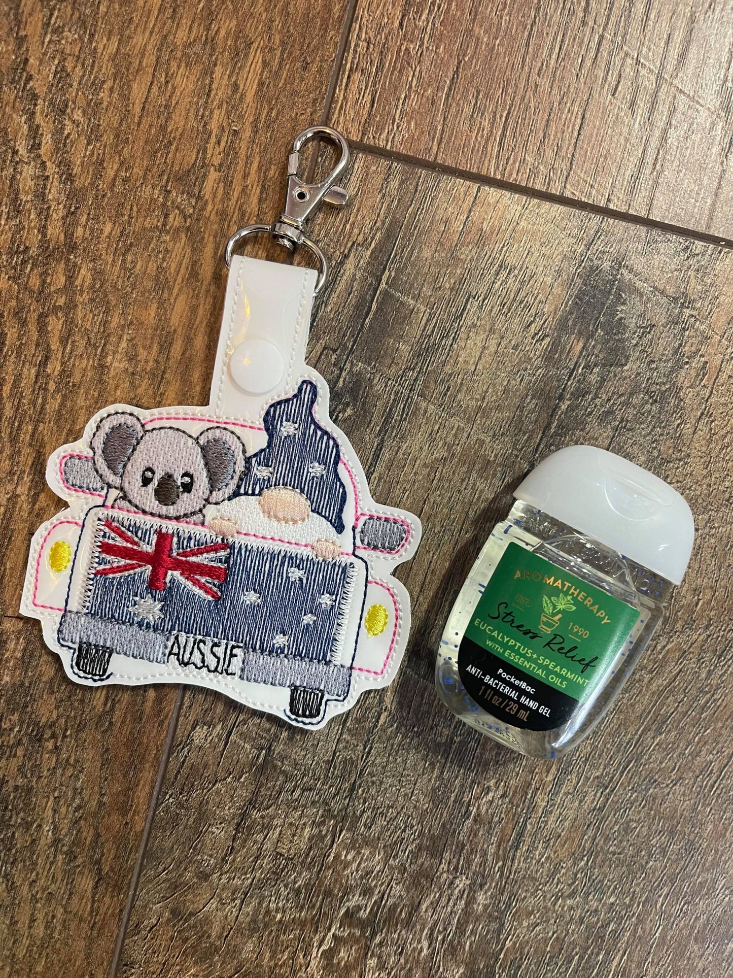Gnome Aussie Truck Sanitizer Holder - DIGITAL Embroidery DESIGN