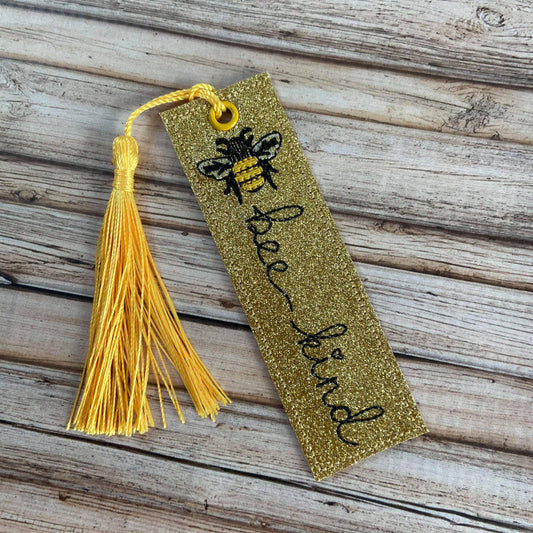 Bee Kind Bookmark 4x4 and 5x7 Grouped - Digital Embroidery Design