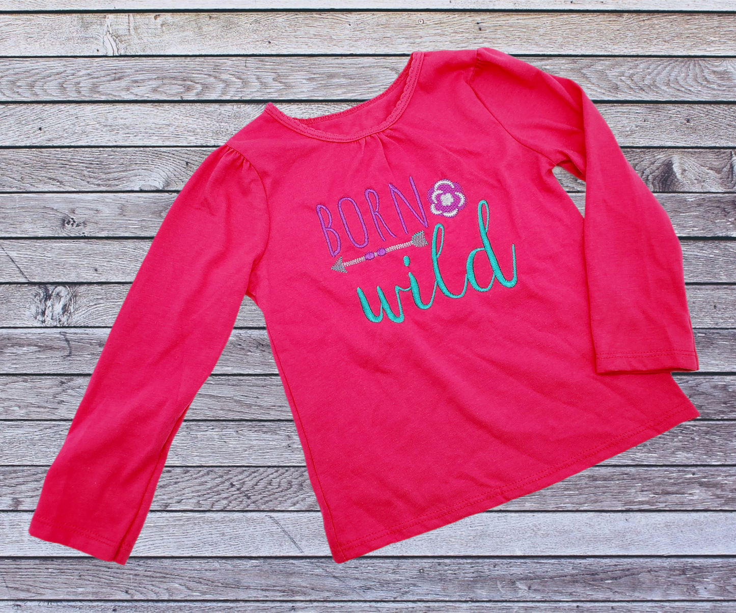 Boho Born Wild- 3 sizes- Digital Embroidery Design