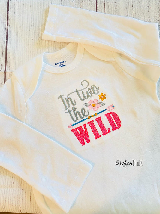 Boho In Two the Wild- 3 sizes- Digital Embroidery Design