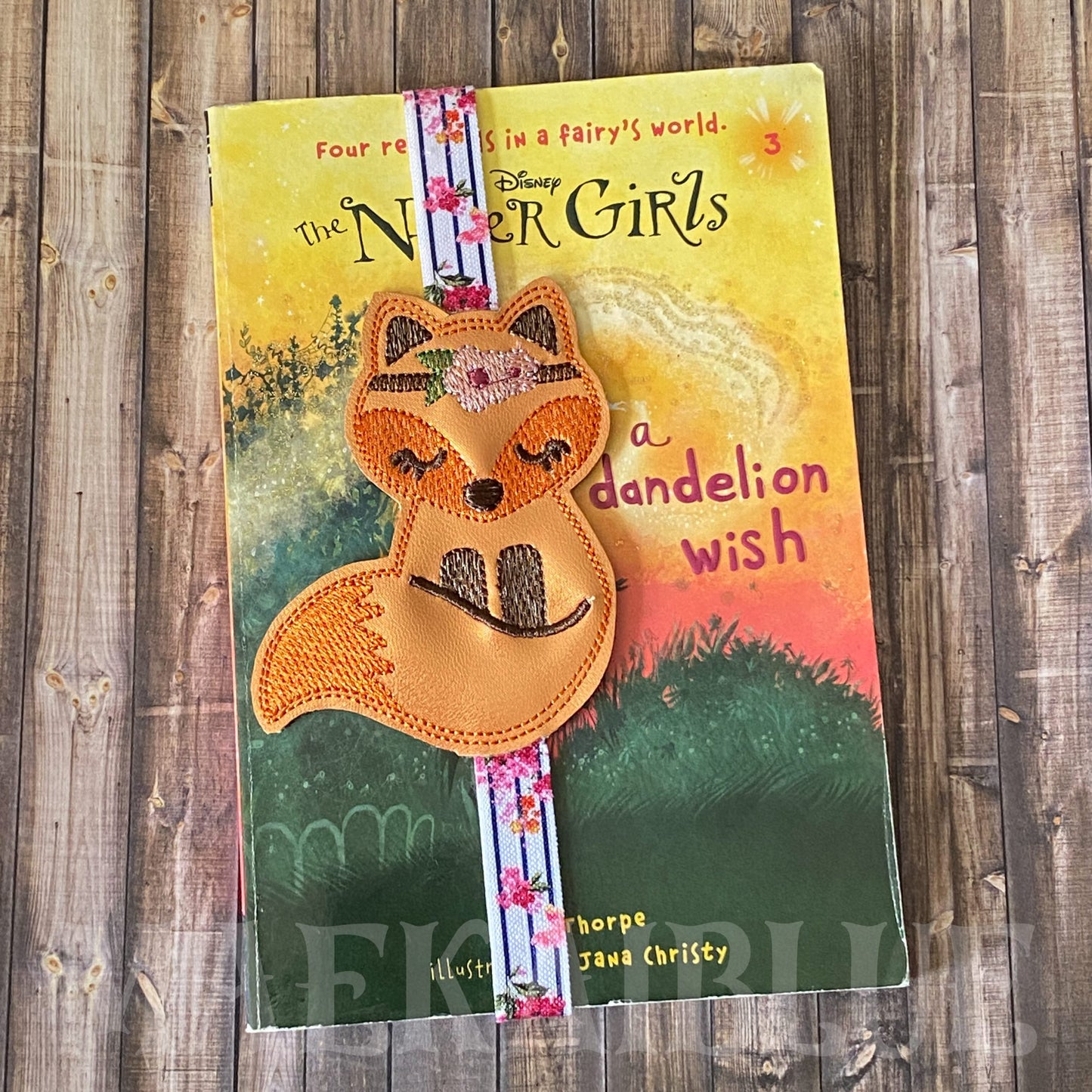 Boho Fox Book Band - Embroidery Design, Digital File