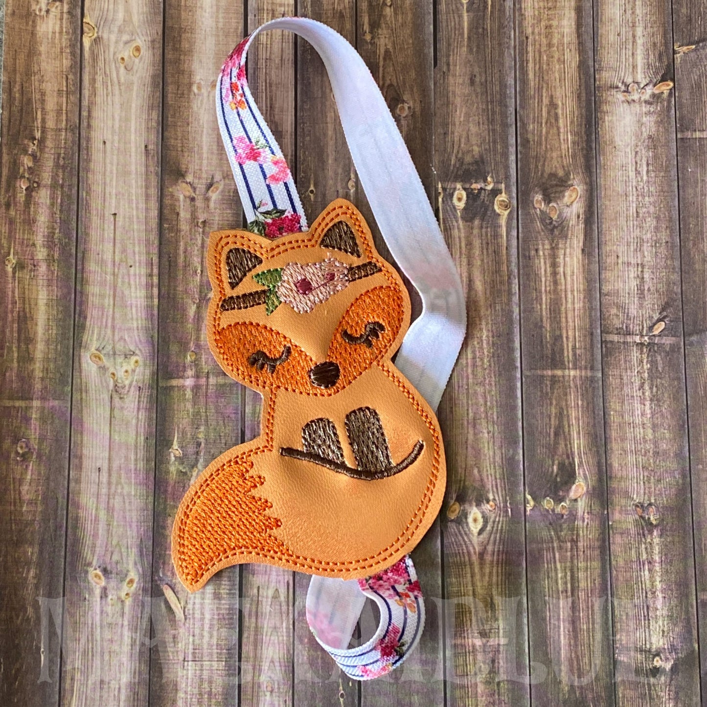Boho Fox Book Band - Embroidery Design, Digital File