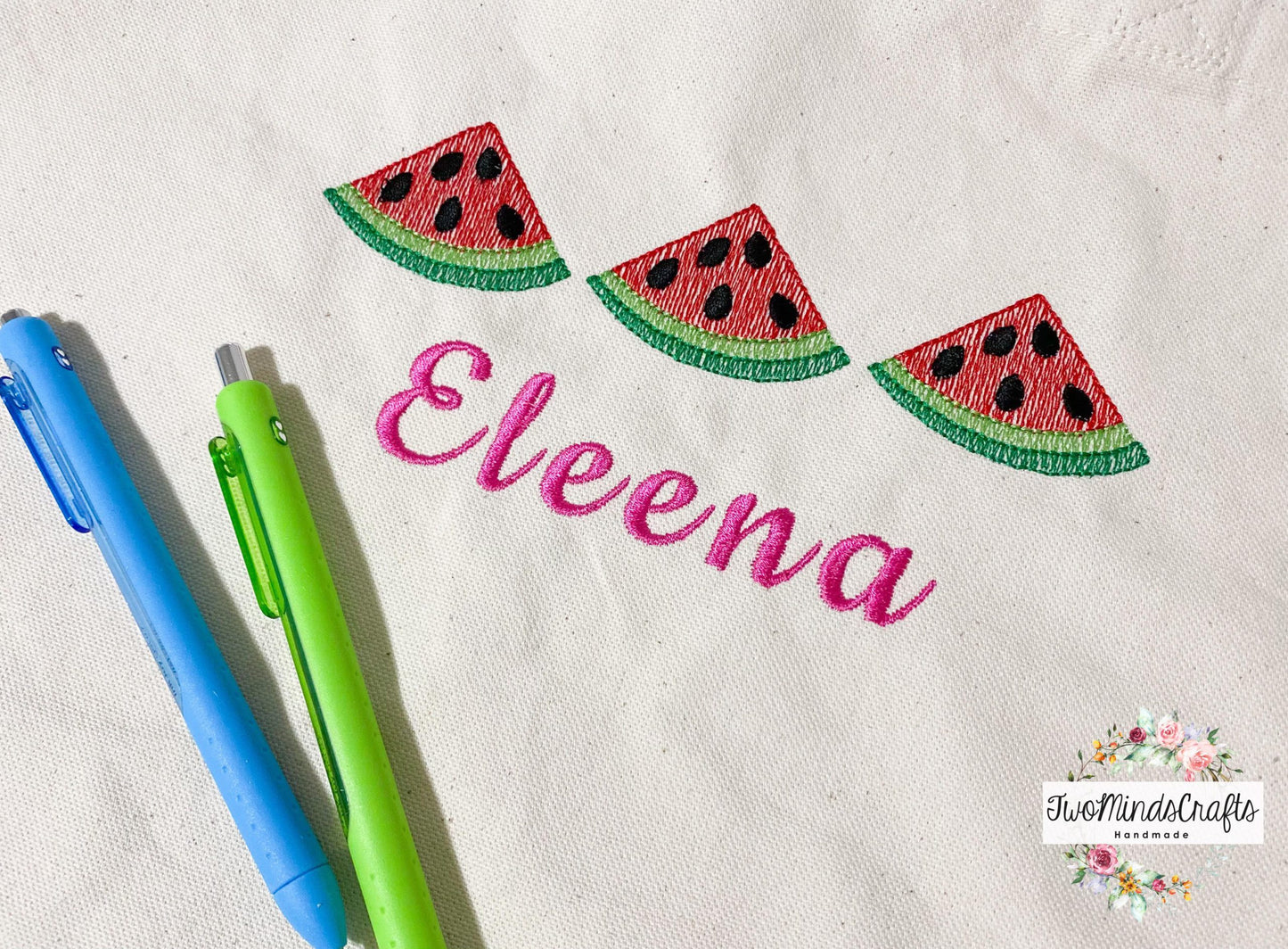 Watermelno Sketch Trio - 3 sizes- Digital Embroidery Design
