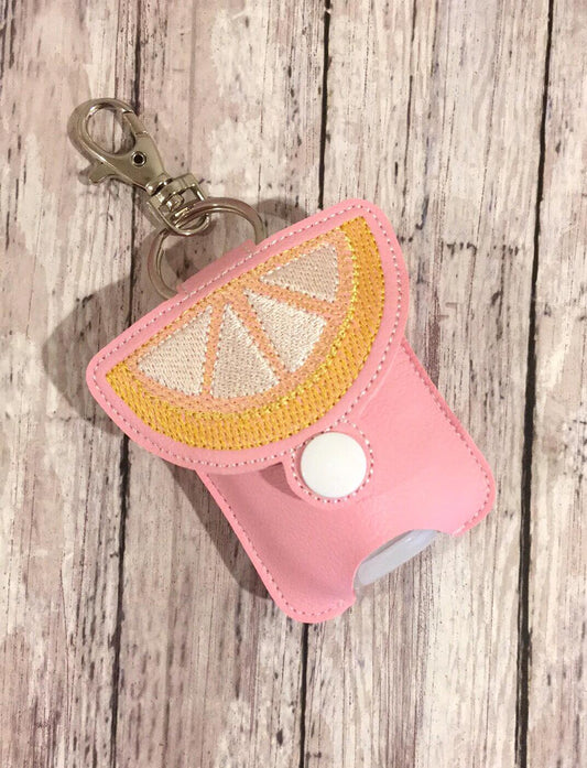 Lemon Sketch Fold Over Sanitizer Holder 5x7- DIGITAL Embroidery DESIGN