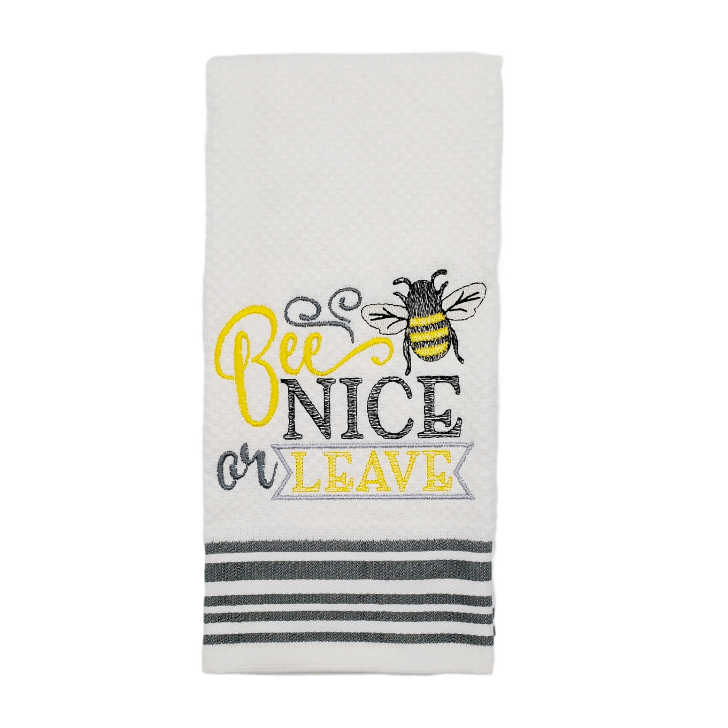 Bee Nice or Leave - 3 sizes- Digital Embroidery Design