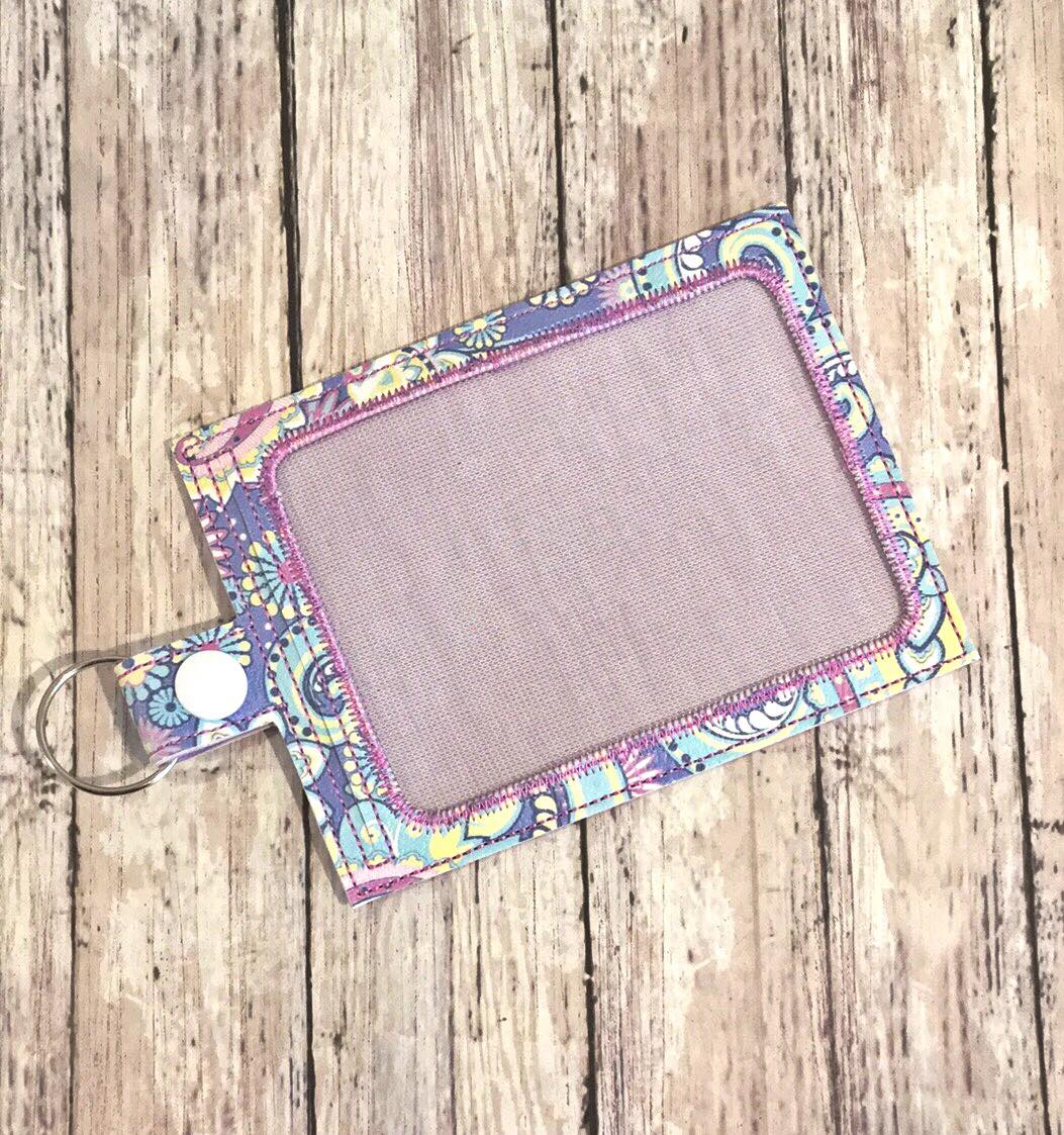 Vertical Vaccination Card Holder Snaptab 5x7