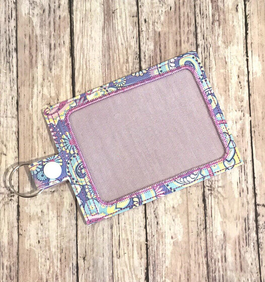 Vertical Vaccination Card Holder Snaptab 5x7