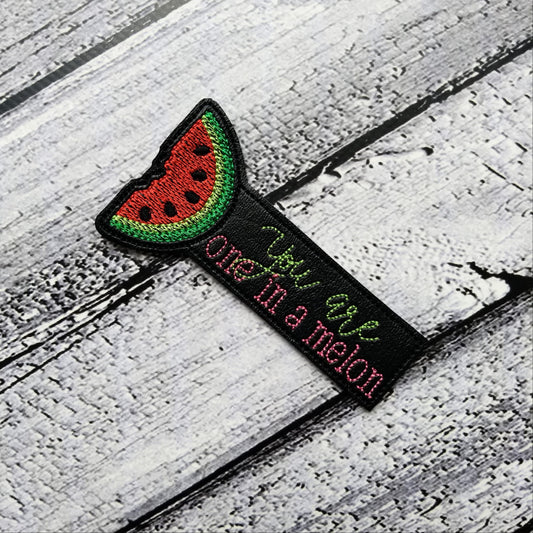 One in a Melon Bookmark 4x4 and 5x7 Grouped - Digital Embroidery Design