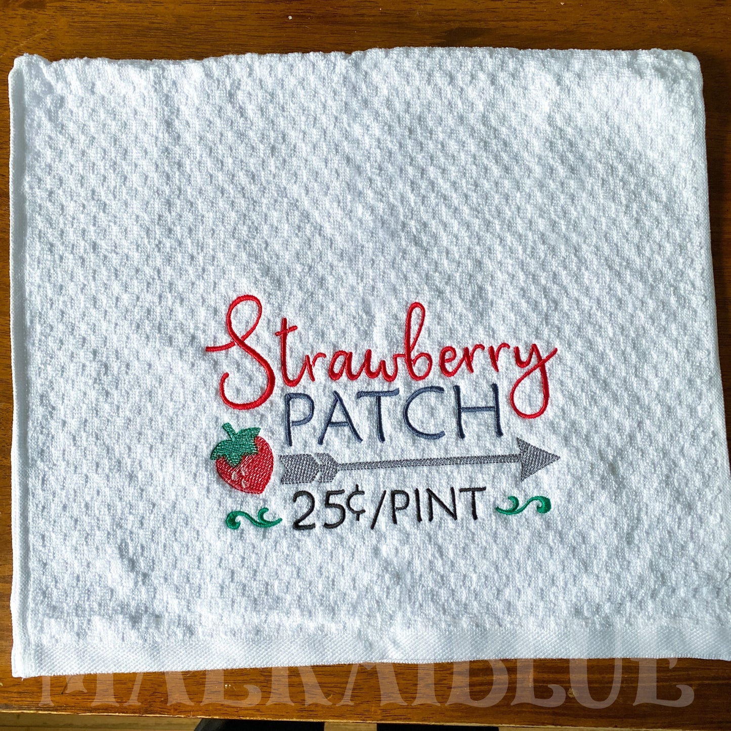 Strawberry Patch - 3 sizes- Digital Embroidery Design