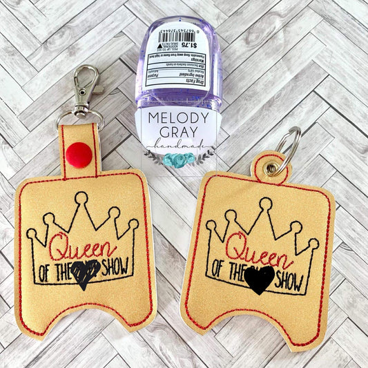 Mature Queen of the Show Sanitizer Holder - DIGITAL Embroidery DESIGN