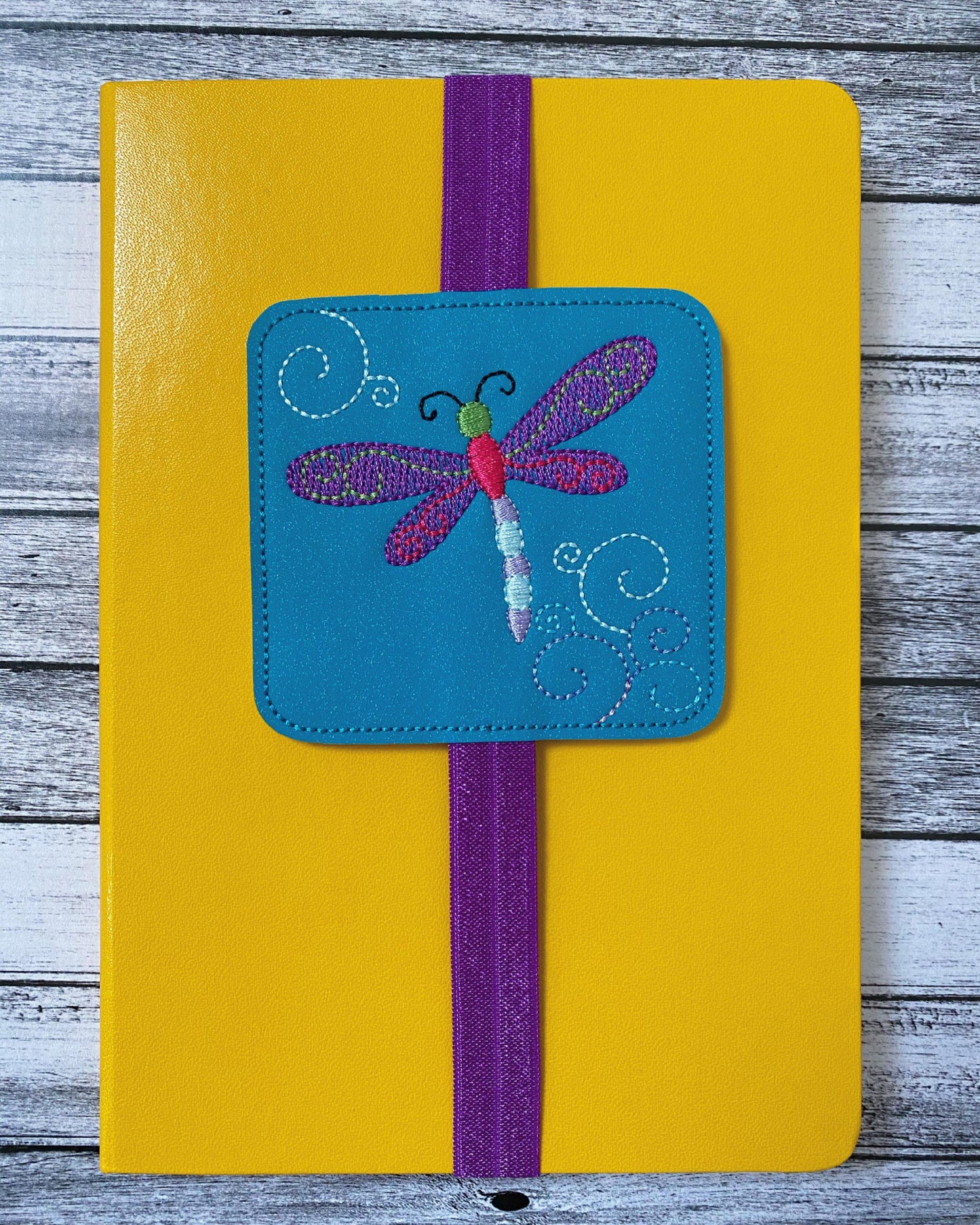 Dragonfly Book Band - Embroidery Design, Digital File