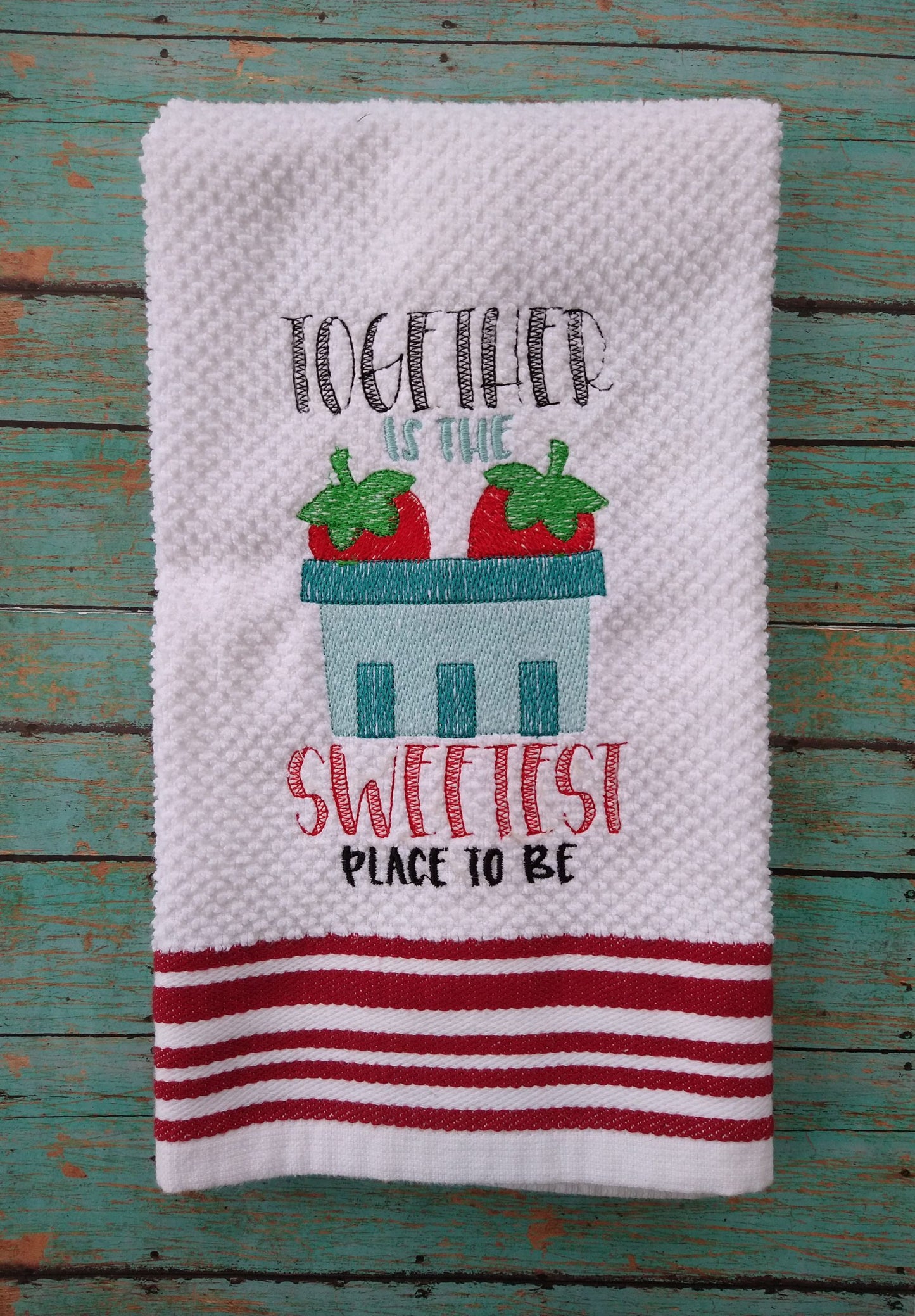 Together is the Sweetest - 3 sizes- Digital Embroidery Design