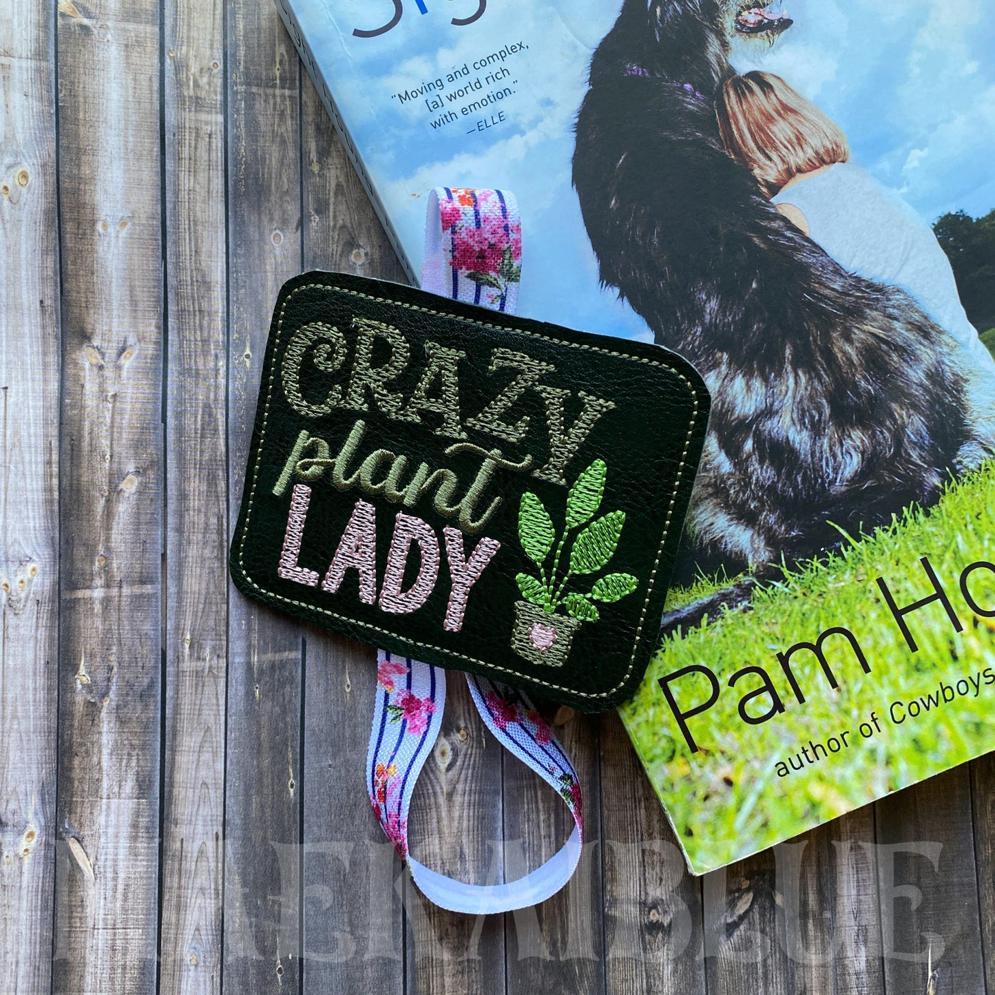 Crazy Plant Lady Book Band - Embroidery Design, Digital File