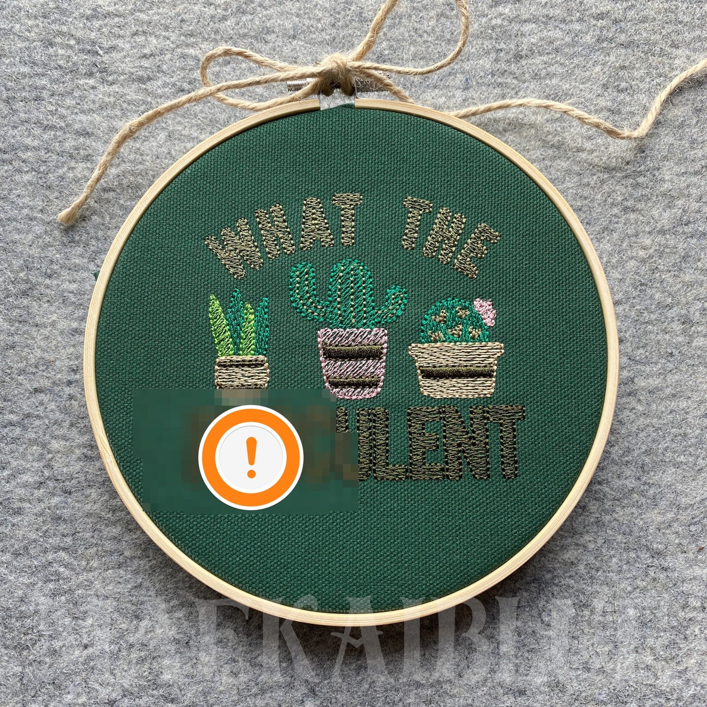 Mature Succulent - 4 sizes- Digital Embroidery Design