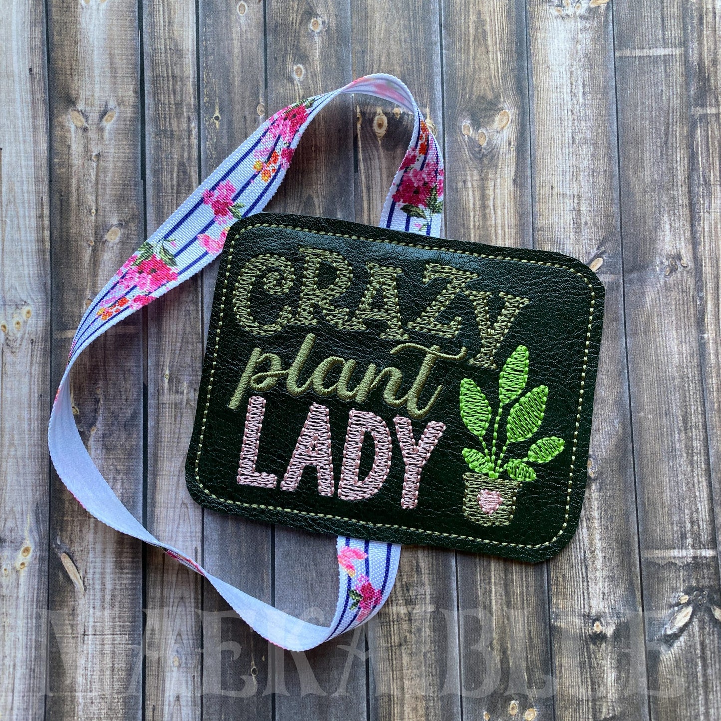 Crazy Plant Lady Book Band - Embroidery Design, Digital File