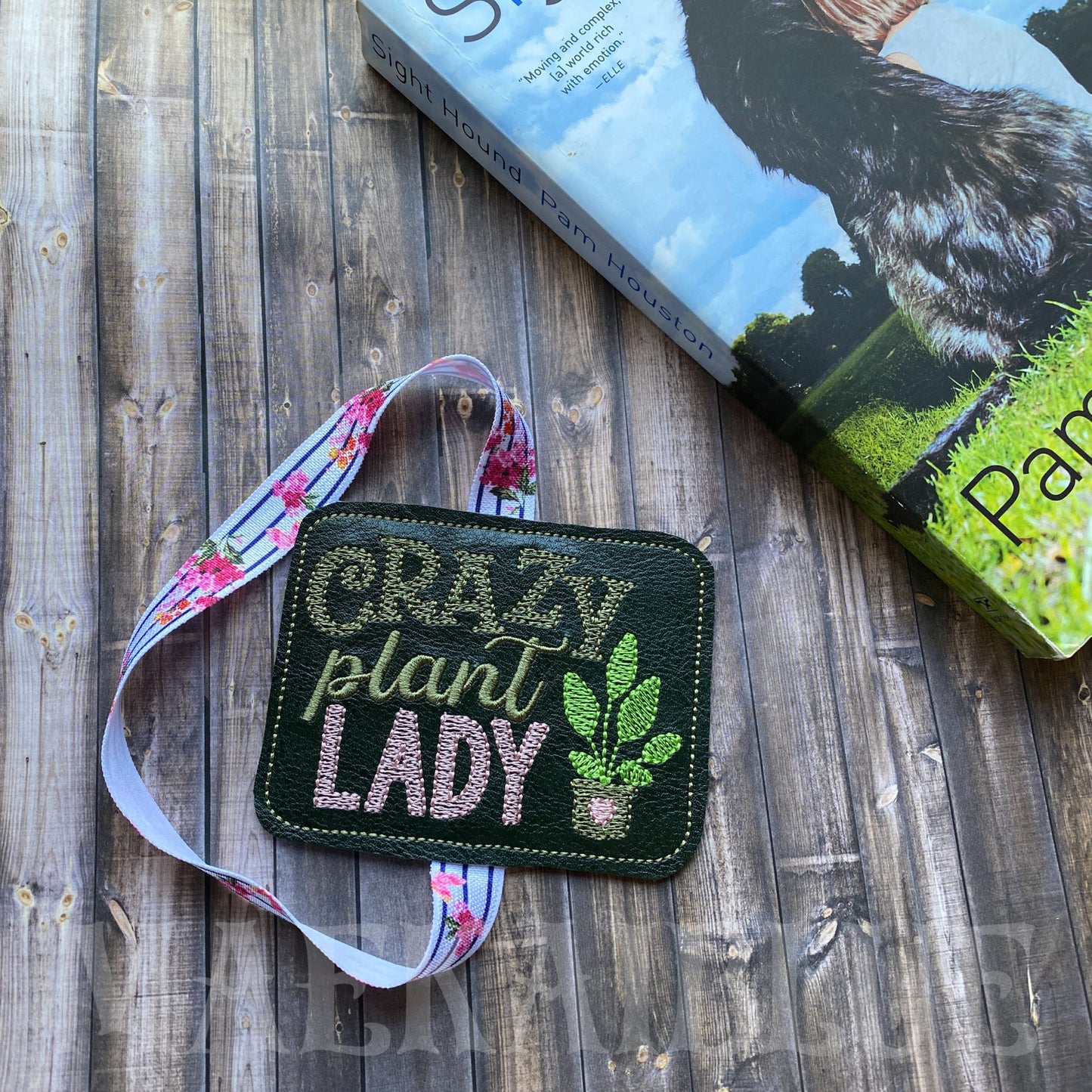 Crazy Plant Lady Book Band - Embroidery Design, Digital File