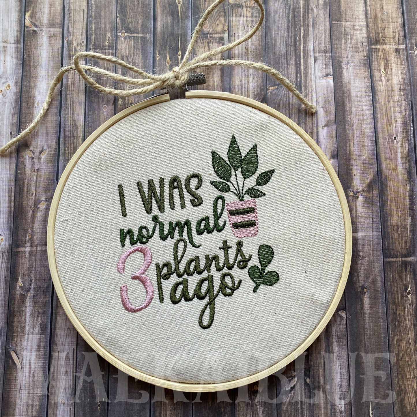 Normal 3 Plants Ago - 4 sizes- Digital Embroidery Design