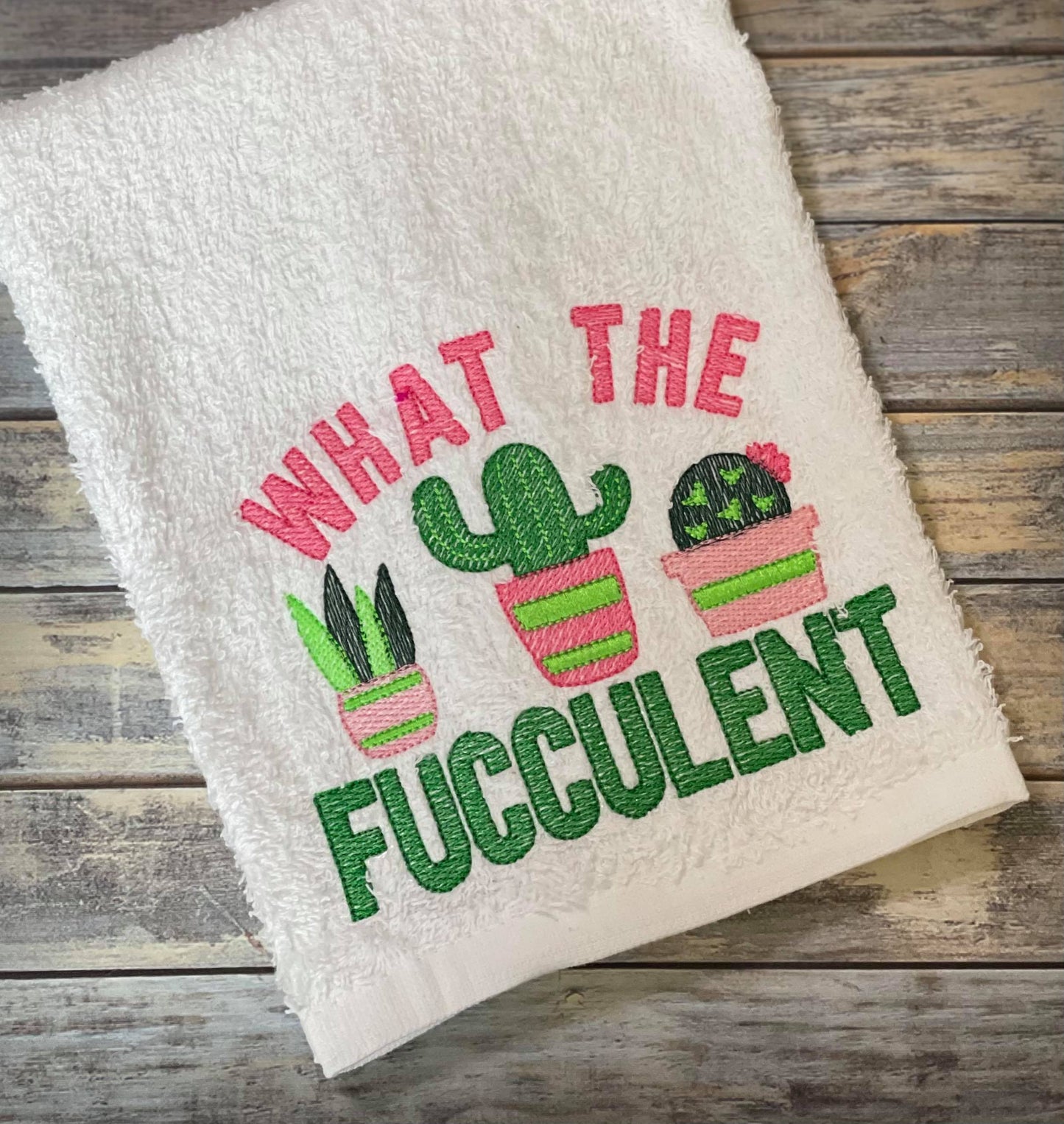Mature Succulent - 4 sizes- Digital Embroidery Design