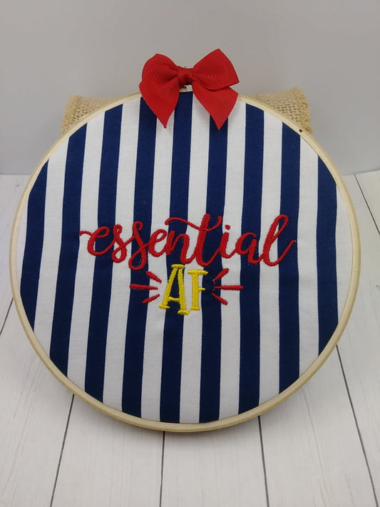 Essential AF 2- 2 sizes- Digital Embroidery Design