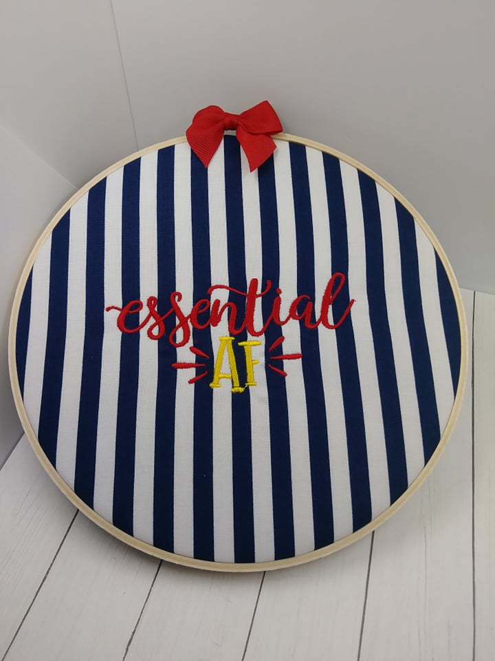 Essential AF 2- 2 sizes- Digital Embroidery Design