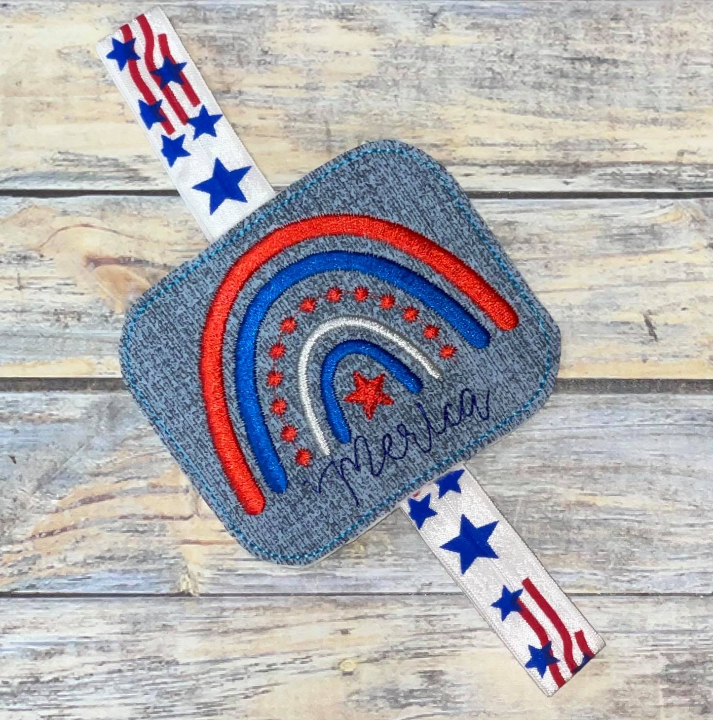 Merica Book Band - Embroidery Design, Digital File